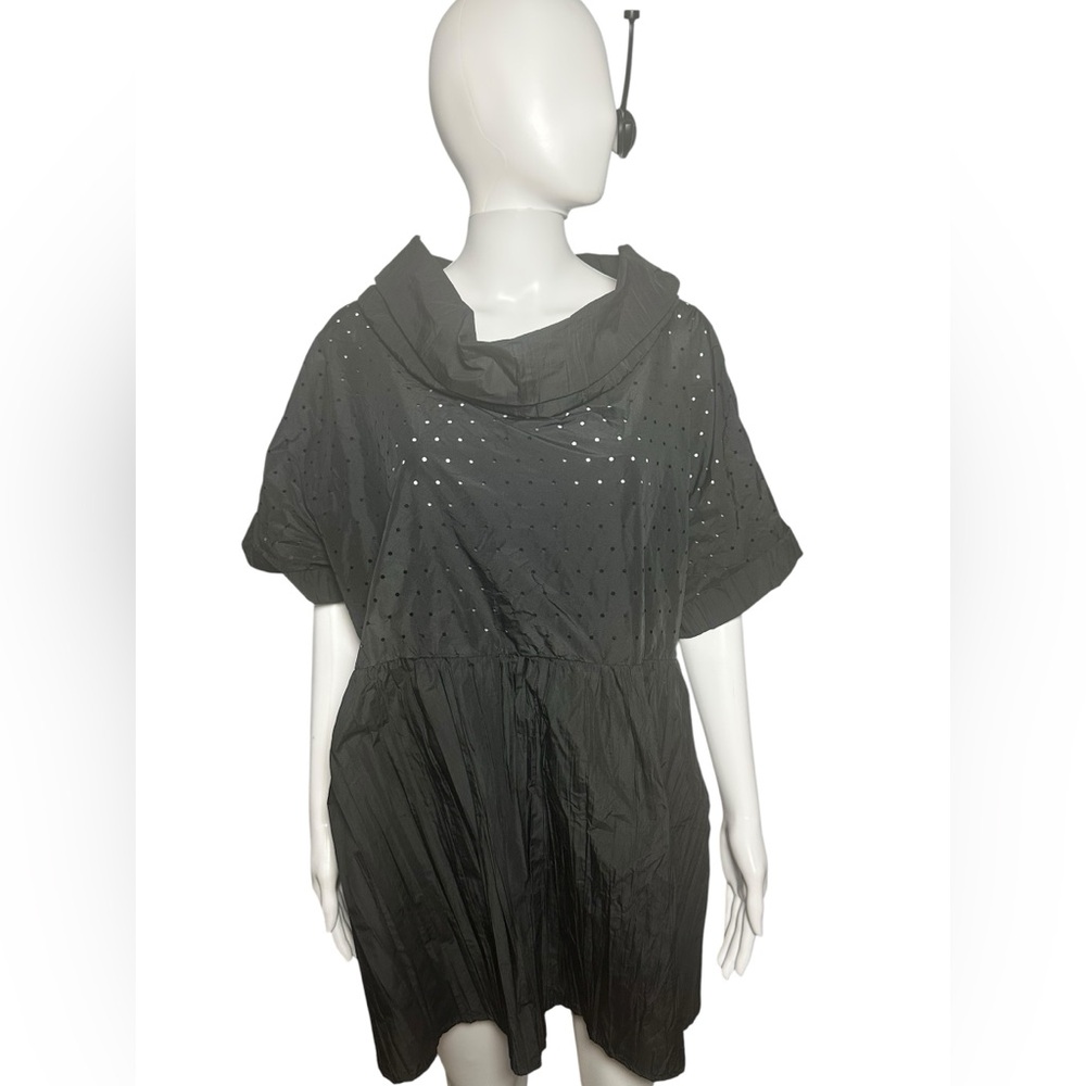 Kozan Black Top Lazer Cut Tunic Modern Women’s XL - Picture 2 of 8